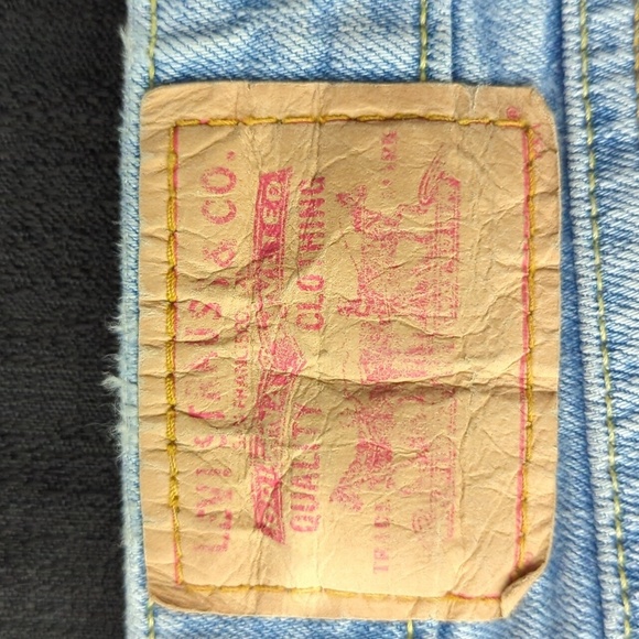 Women's Levi's Super low Boot Cut Jeans Sz. 9M Jr. 31" Inseam - Picture 7 of 9